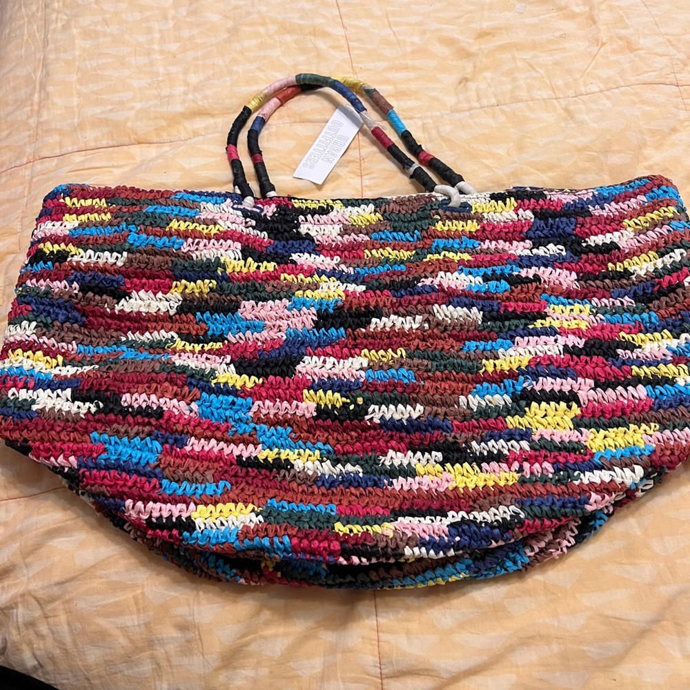 Uo Raffia Extra-Large Tote Bag - image 2